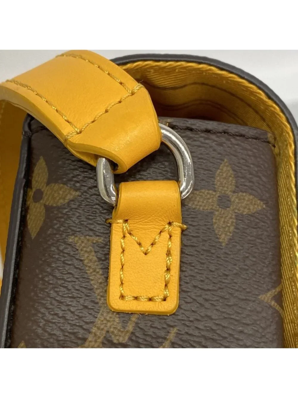 Louis Vuitton Shoulder Bag Monogram Macassar Steamer Wearable Wallet Brown
